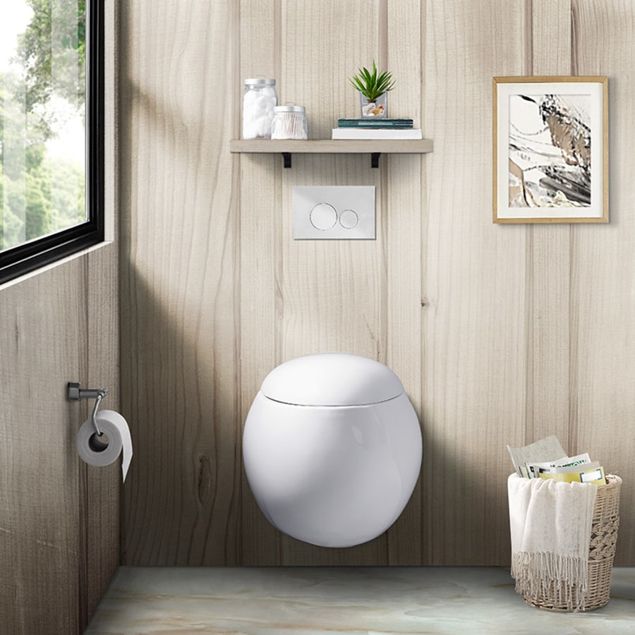 Swiss Madison Plaisir Glossy White Dual Flush Elongated Custom Height