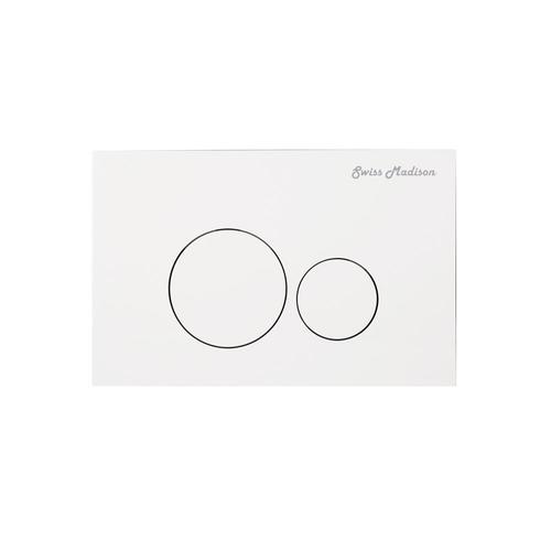Swiss Madison Wall Mount Actuator Flush Push Button Plate at