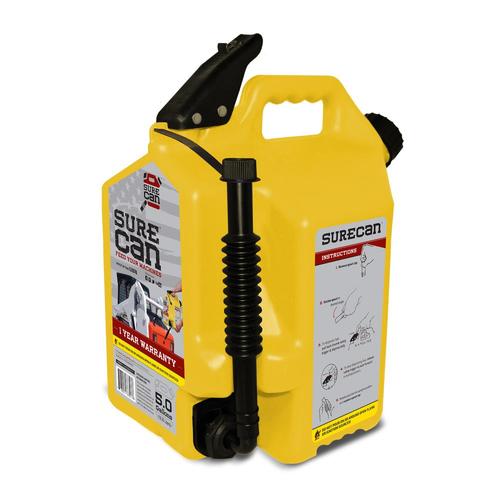SureCan 5-Gallon Plastic Diesel Fuel Can in the Gas Cans ...