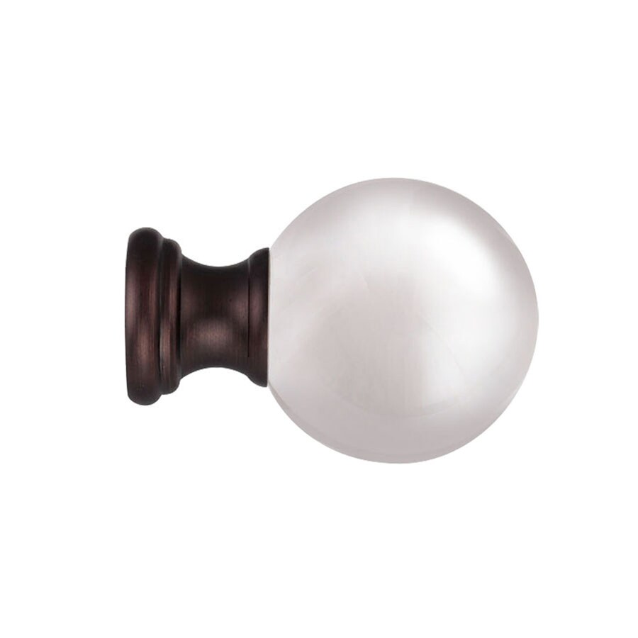 Allen Roth 2 Pack Oil Rubbed Bronze Aluminum Curtain Rod Finials Allen Roth 2 Pack Oil Rubbed Bronze Aluminum Curtain Rod Finials