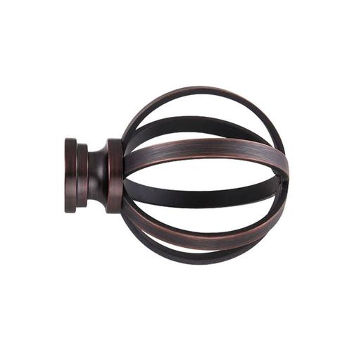 allen + roth 2-Pack Oil Rubbed Bronze Curtain Rod Finials ...