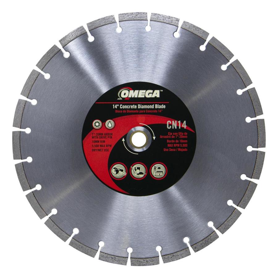 OMEGA Omega 14in Concrete Diamond Blade in the Diamond Saw Blades