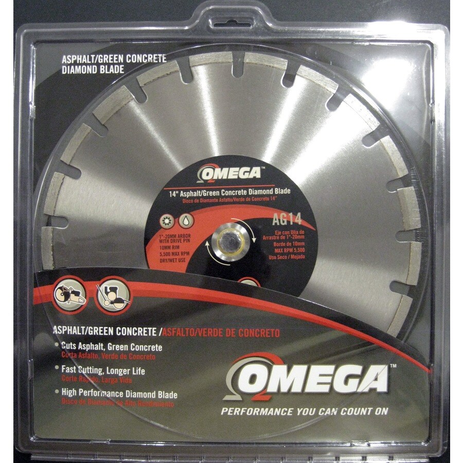 OMEGA Omega 14in Asphalt Diamond Blade in the Diamond Saw Blades