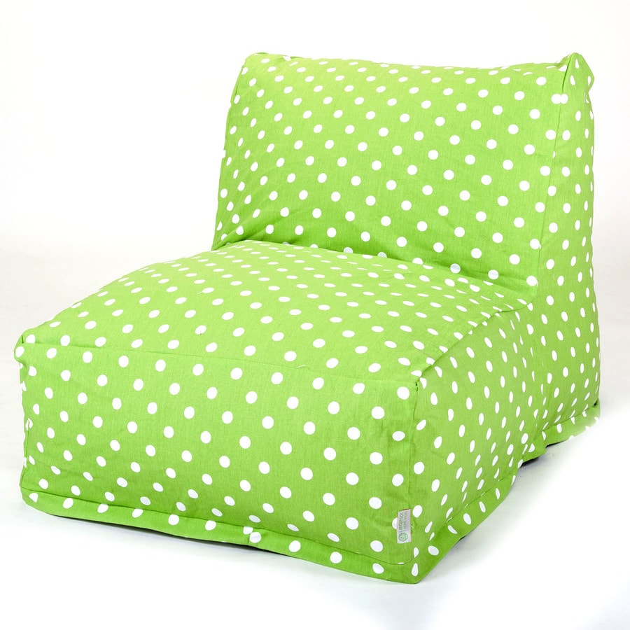 Shop Majestic Home Goods Lime Small Polka Dot Bean Bag Chair at Lowes.com