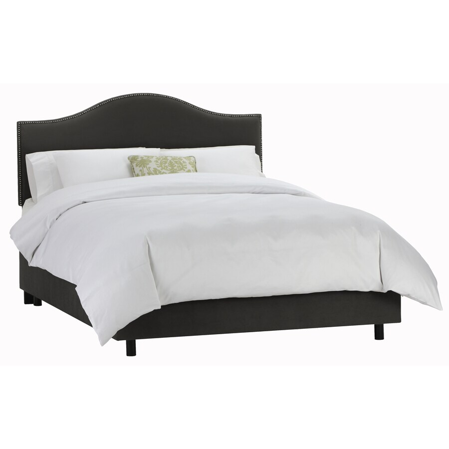 Skyline Furniture Armitage Black California King Upholstered Bed in the