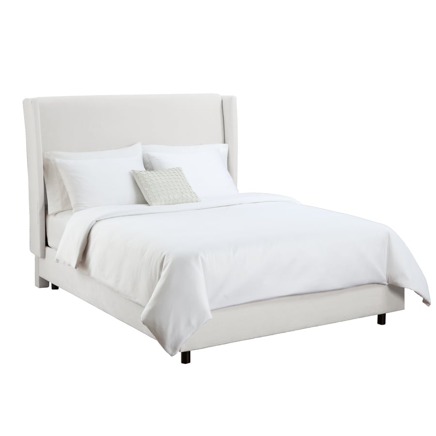 Skyline Furniture Diversey White Full Upholstered Bed In The Beds Department At Lowes Com