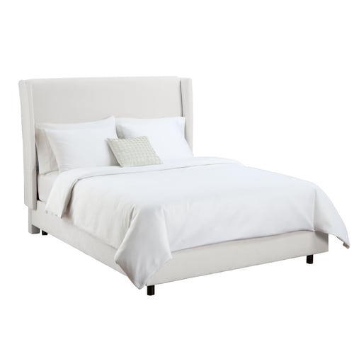 Skyline Furniture Diversey White Full Upholstered Bed Lowe S