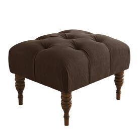Indoor Ottomans At Lowes Skyline Furniture Southport Collection Chocolate Ottoman