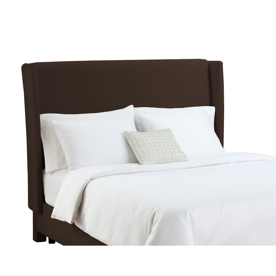 Skyline Furniture Diversey Collection Chocolate California King Skyline Furniture Diversey Collection Chocolate California King Velvet Headboard