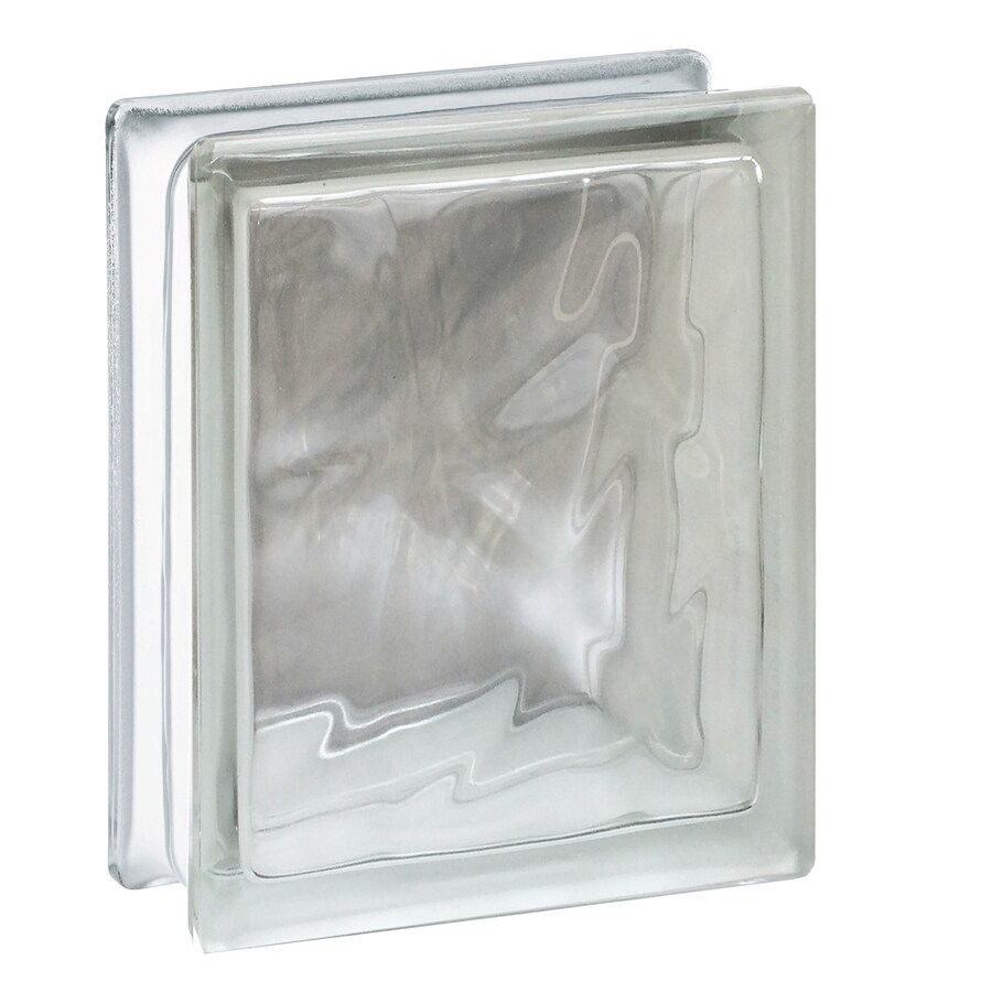 REDI2SET 10Pack Clear Wave Glass Block (8in H x 6in W x 3in D) in