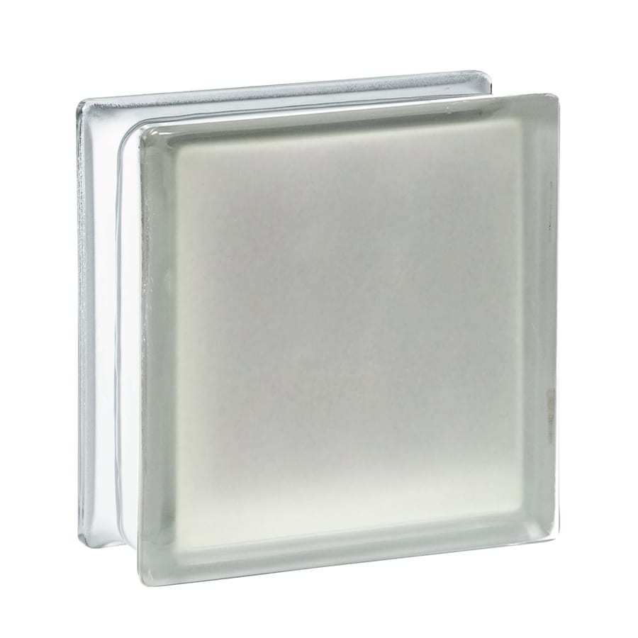 REDI2SET 10-Pack Clear Frosted Glass Block (Common: 6-in H x 6-in W x 3-in D; Actual: 5.75-in H x 5.75-in W x 3.12-in D)