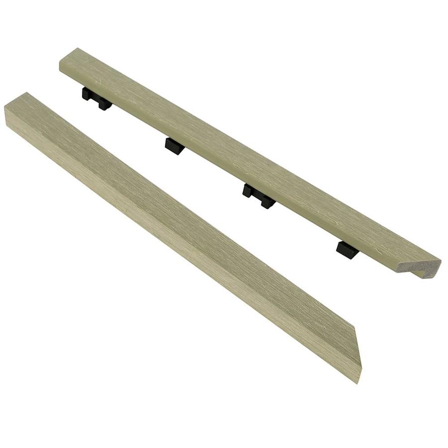 NewTechWood 1/6 ft. x 1 ft. Quick Deck Composite Deck Tile Outside