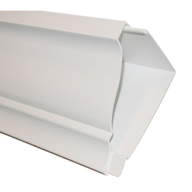 RowlCrown CLST4-CLWT-08 Straight 4-in x 8-ft PVC Classic Crown Moulding