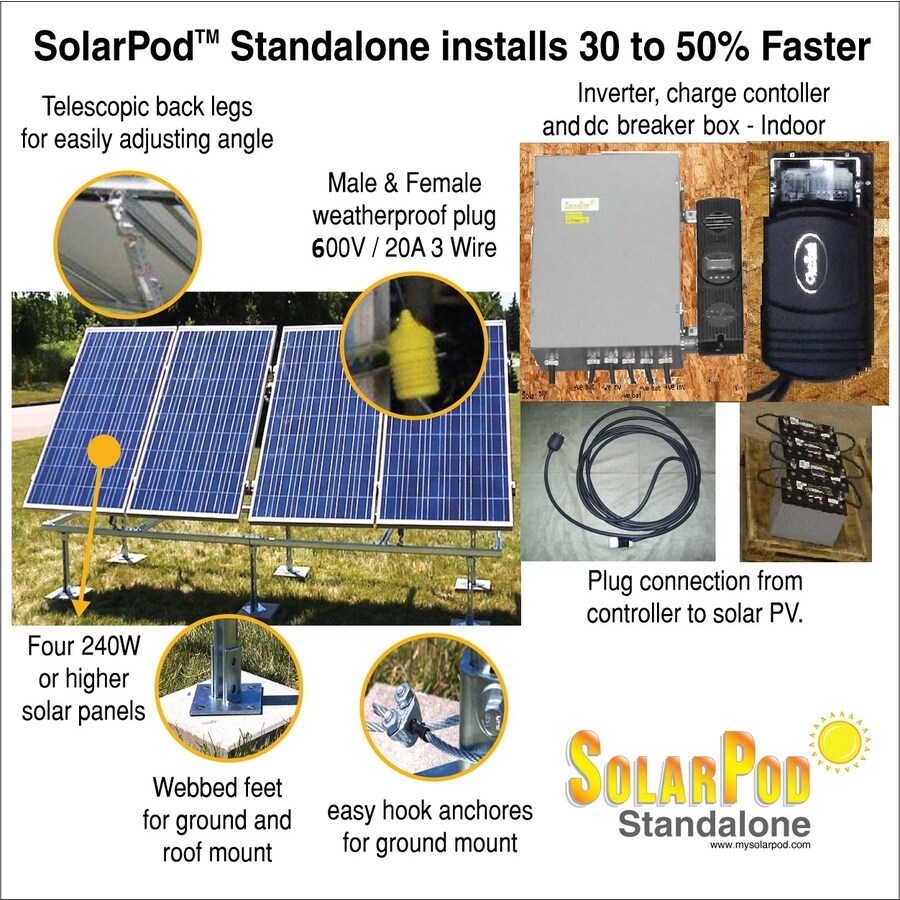 SolarPod Portable Solar Power Kit in the Portable Solar Power Kits ...