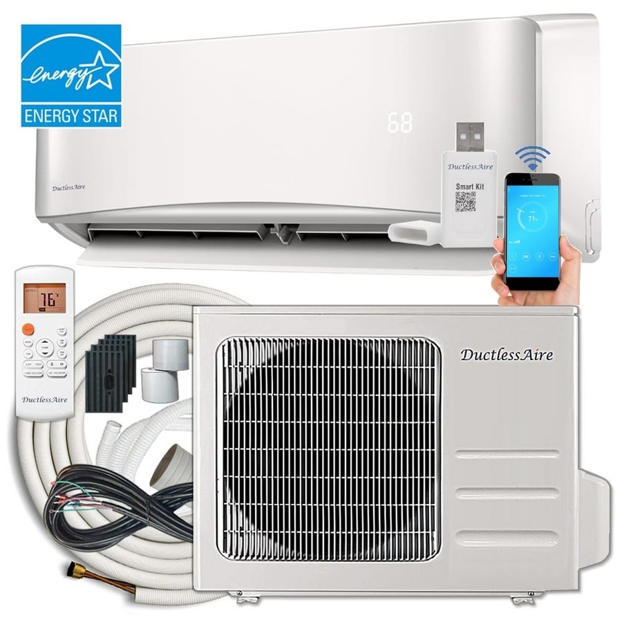 Ductlessaire Energy Star Btu Sq Ft Single Ductless Mini Split Air Conditioner With