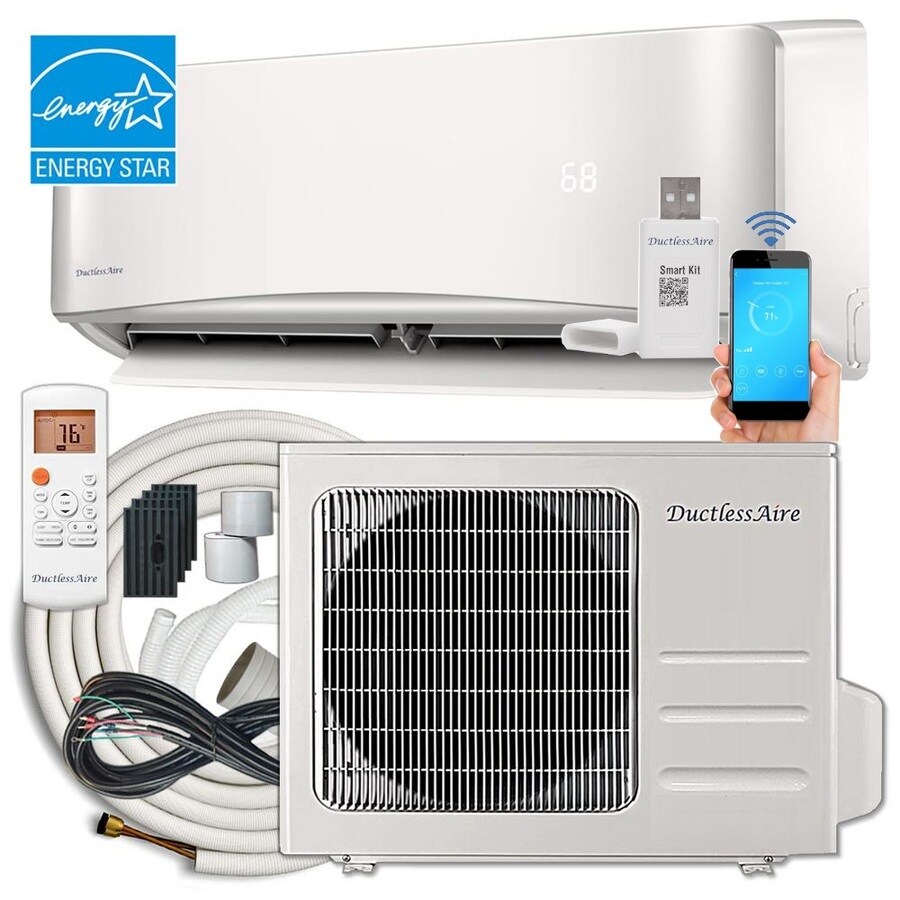 DuctlessAire ENERGY STAR 12000 BTU 500 sq Ft Single Ductless Mini Split 