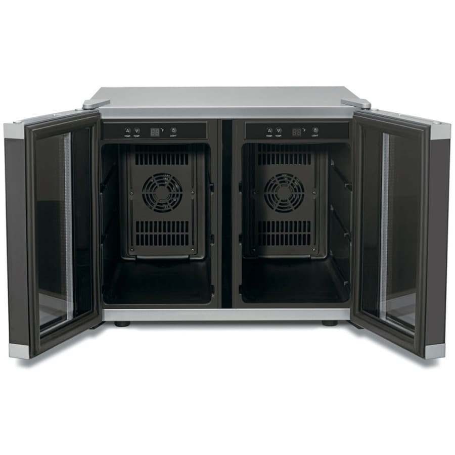Cuisinart 18.5in W Stainless Steel Dual Zone Cooling Freestanding