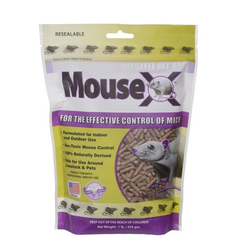 RatX MouseX 1-lb Natural Mouse Killer in the Pesticides department at