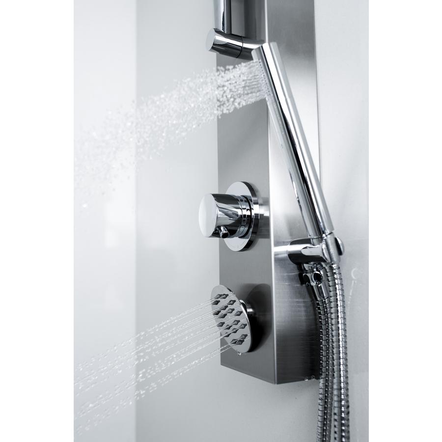 Valore Stainless Steel Shower Panel System Valve Included at