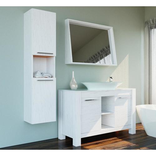Casa Mare Modern 47.24in White Single Sink Bathroom
