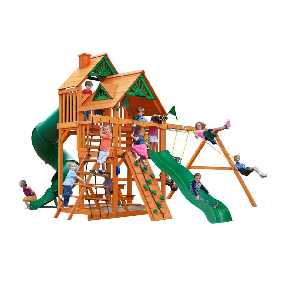 Gorilla Playsets Great Skye I Residential Wood Playset At Lowes Com