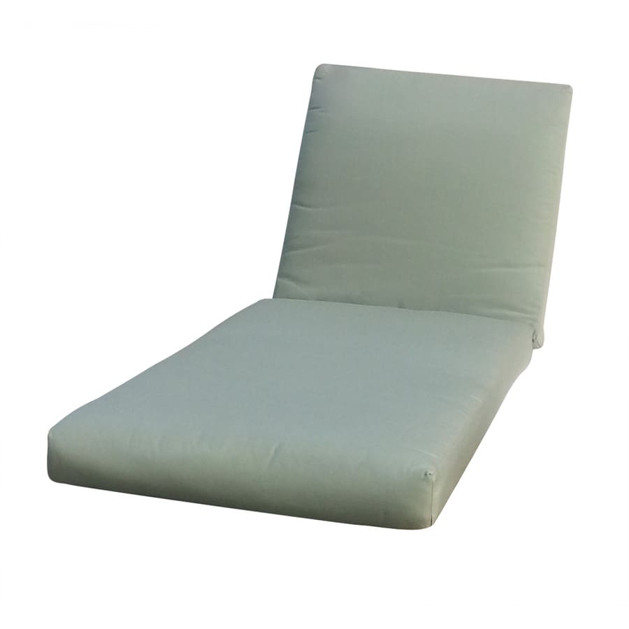 Allen + roth Sunbrella Canvas Spa Patio Chaise Lounge Cushion at Lowes.com