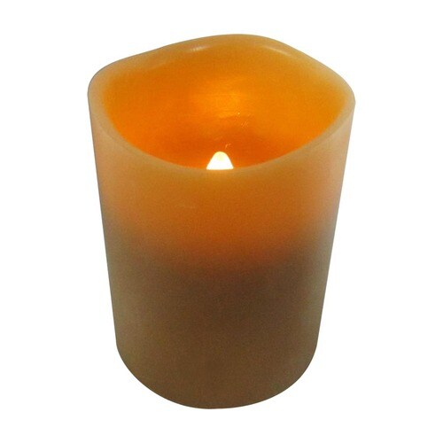 allen + roth 4in Cordless Electric Pillar Candle with Timer at
