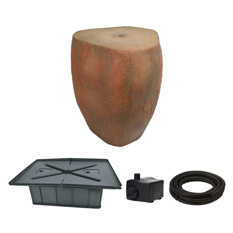 Gardenique Sedona Disappearing Kit 20.39-in H Resin Rock Outdoor Fountain