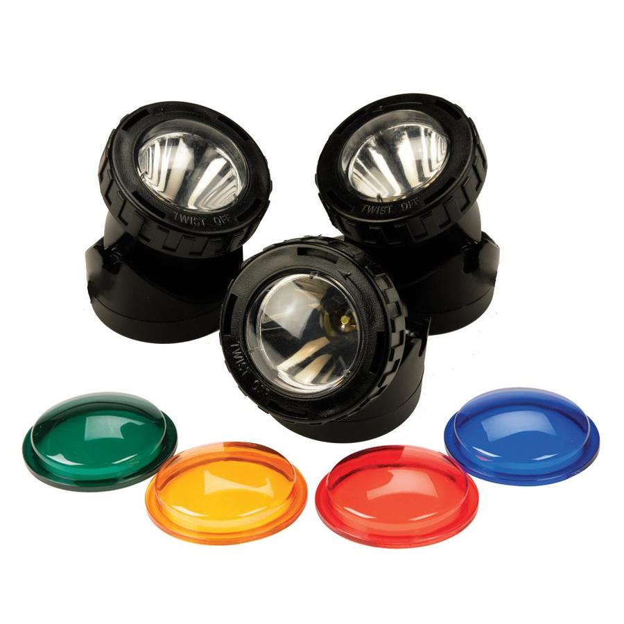 Smartpond Set Of 3 10 Watt Water Garden Accent Light With Sensor