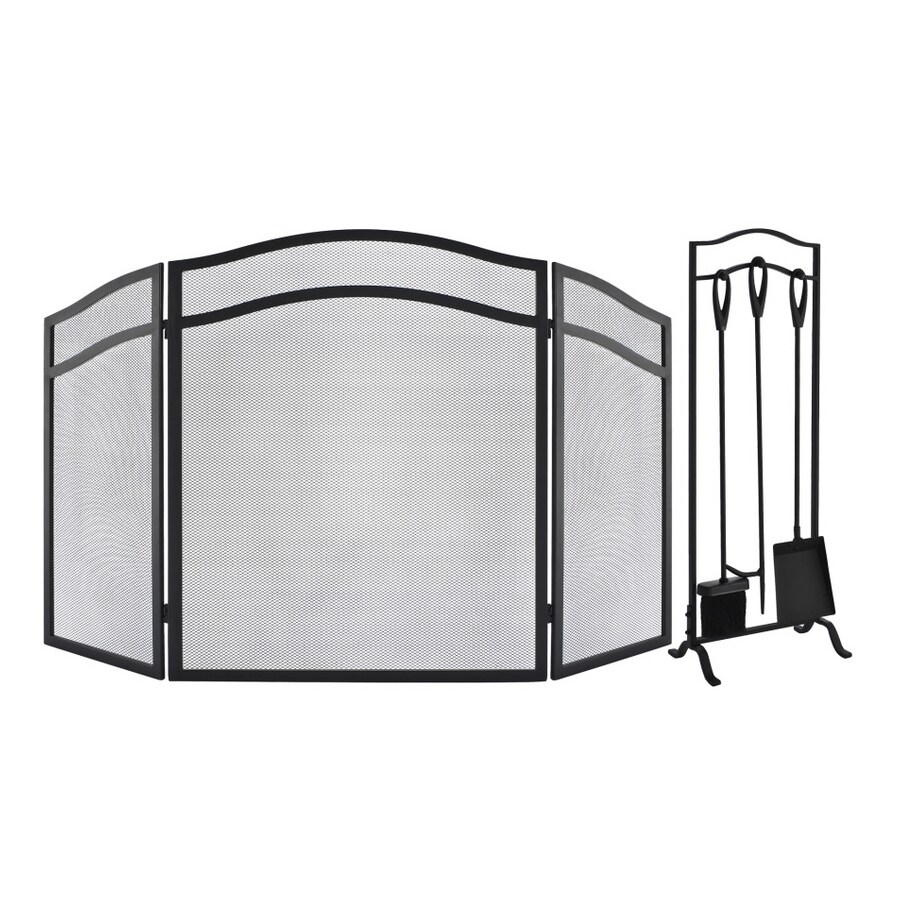 Style Selections Combo Fireplace Screen And Toolset At Com Style Selections Combo Fireplace Screen And Toolset