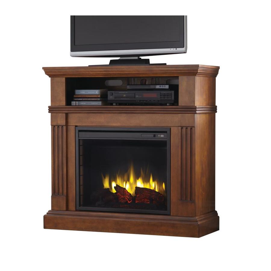 Pleasant Hearth 40 In W Heritage Walnut Fan Forced Electric