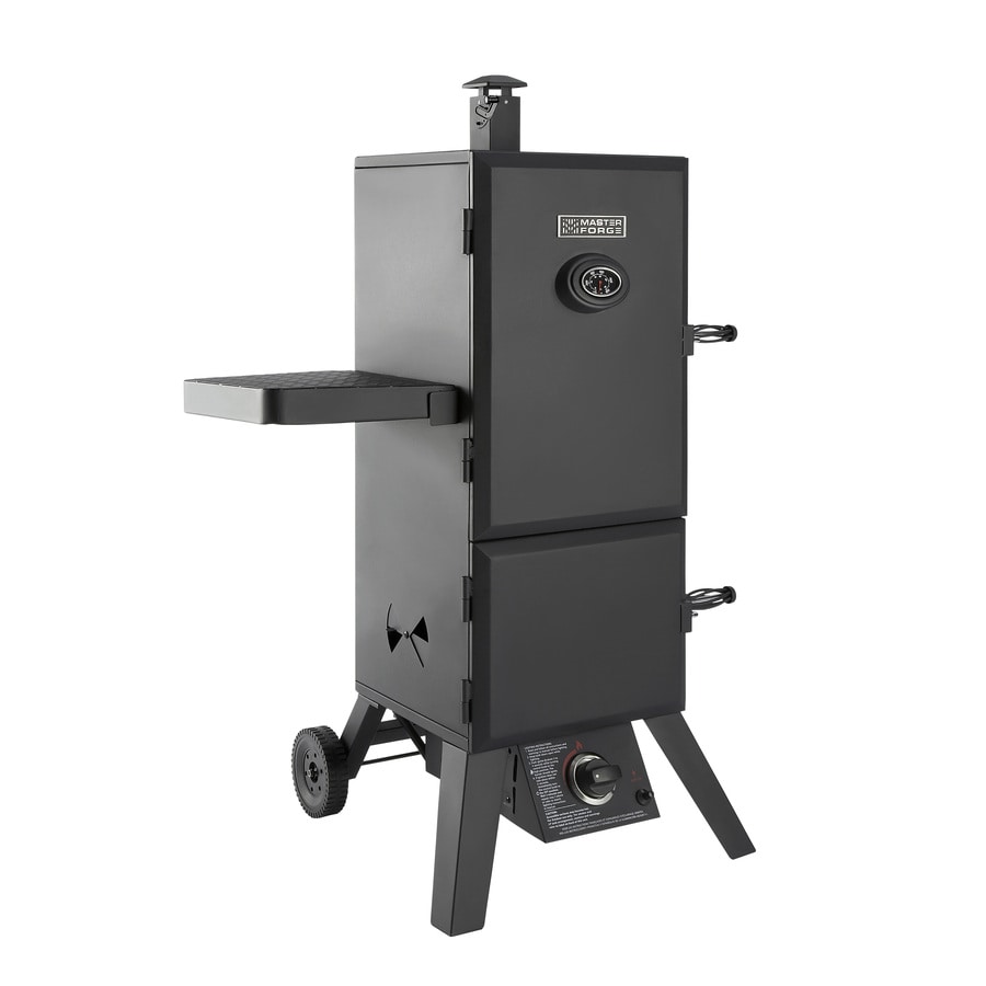 Master Forge 784 Sq in Black Gas Smoker at Lowes