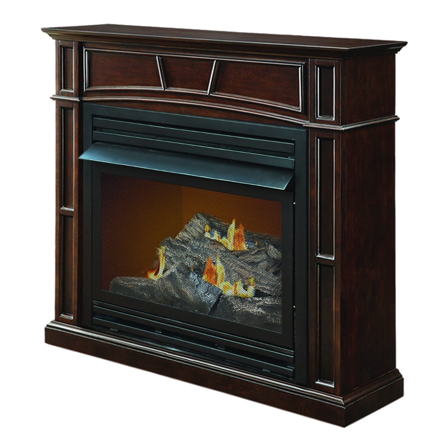 Pleasant Hearth 45 88 In Dual Burner Vent Free Tobacco Flat Wall