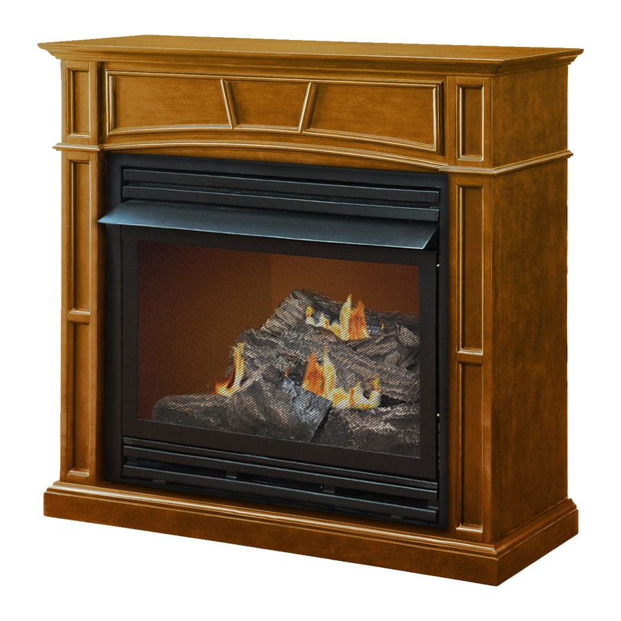 Shop Pleasant Hearth 45.875in DualBurner VentFree Heritage Flat Wall Liquid Propane or 