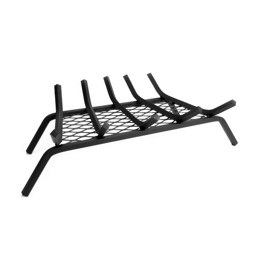 Pleasant Hearth BG5-245E 24-in 5-Bar Metal Fireplace Grate with Ember Retainer