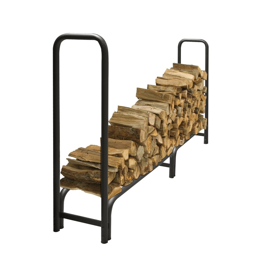 Pleasant Hearth 48in x 14in x 95in Steel Half Cord Firewood Rack at