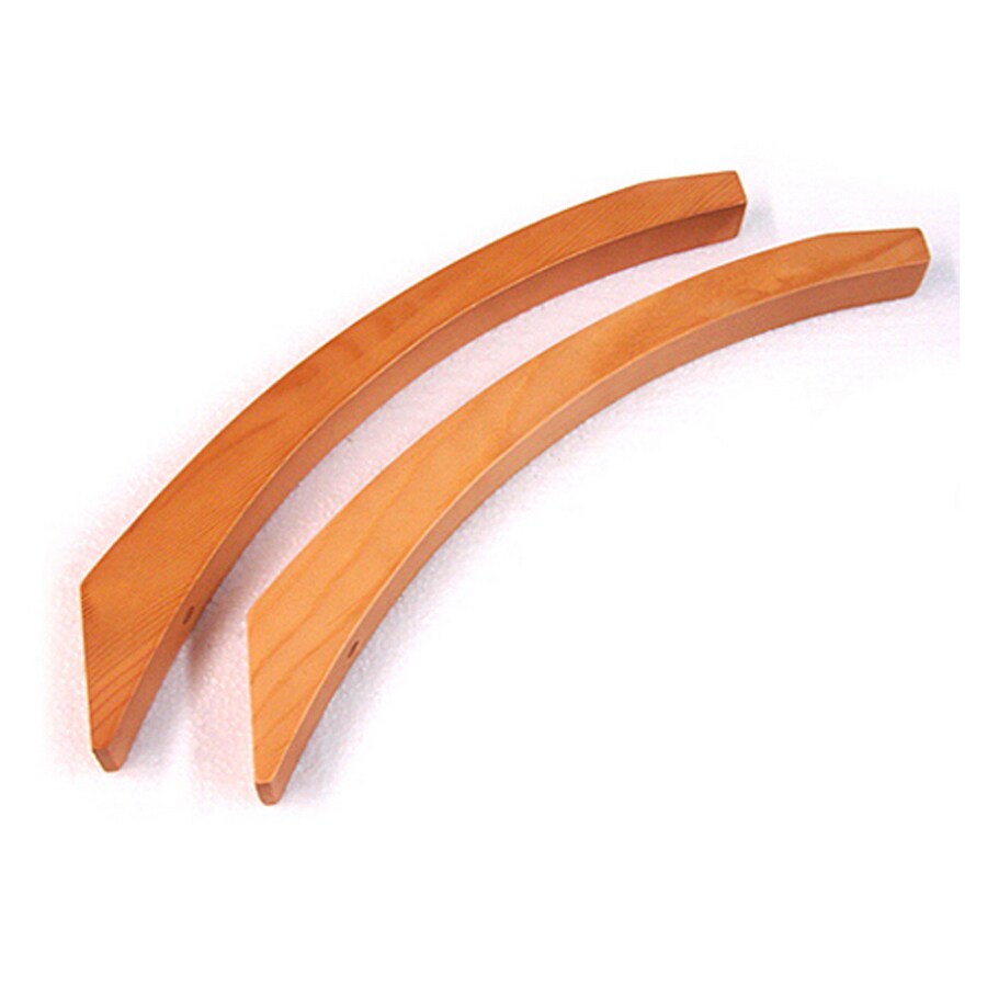 allen + roth JLH-519 2-Pack Honey Maple Curved Angle Brackets