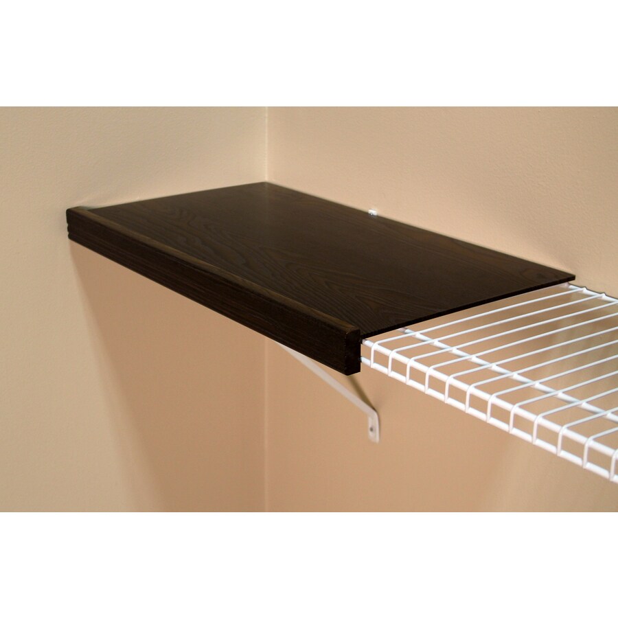 Renew Wire Shelf Cover Kit John Louis Home Size: 2.5 H x 48 W x 20 D, Color: Espresso