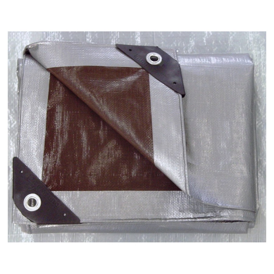 10FT X 12FT SLVR/BRN TARP in the Tarps department at