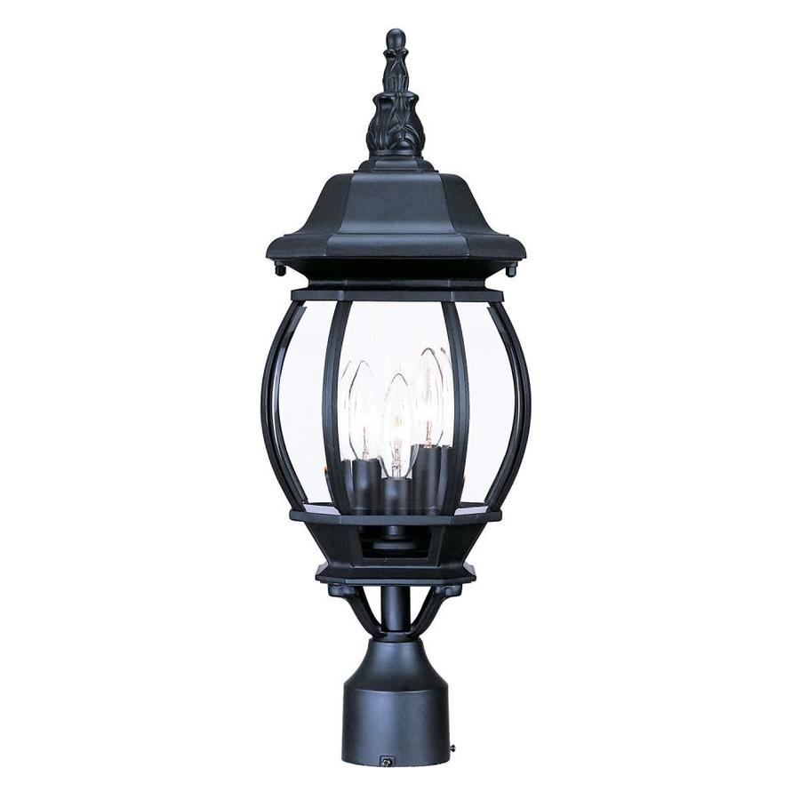 Acclaim Lighting Chateau 60 Watt 21 In Matte Black Traditional Post Light In The Post Light