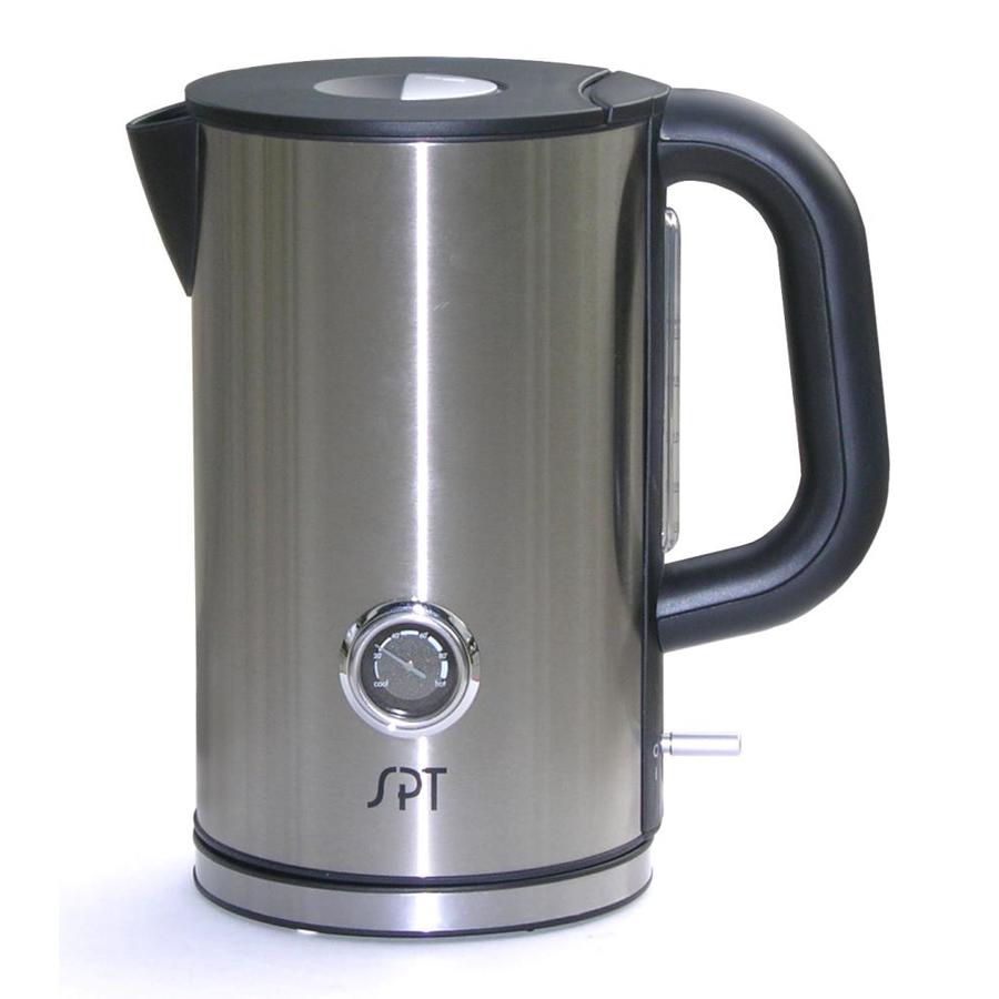 SPT Stainless Steel 7Cup Cordless Electric Kettle in the Water Boilers