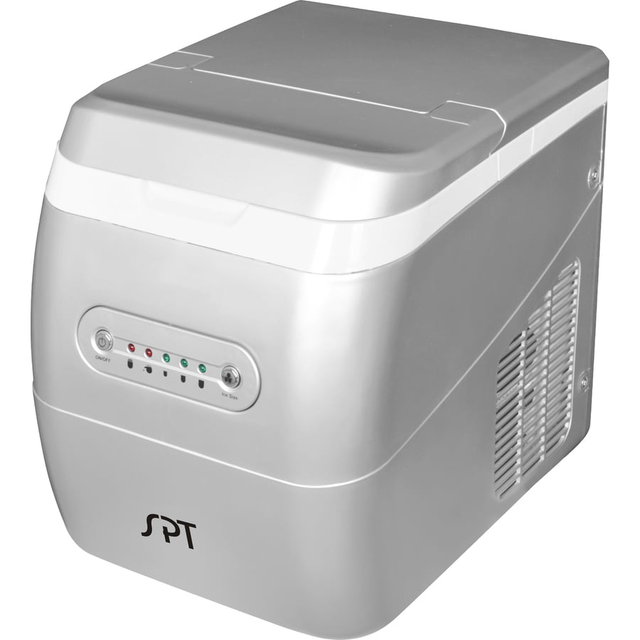 Spt 1 5 Portable Countertop Ice Maker Silver At Lowes Com