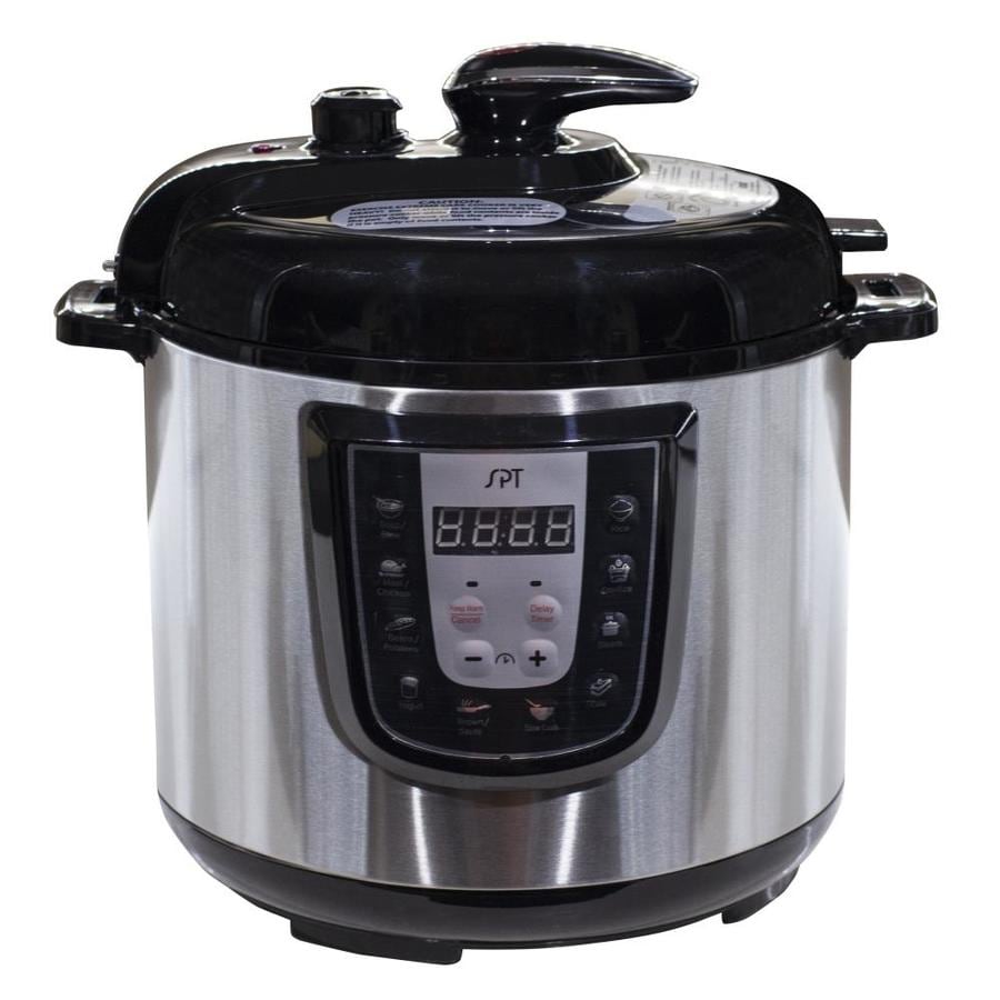 SPT 6-Quart Programmable Electric Pressure Cooker in the Electric ...