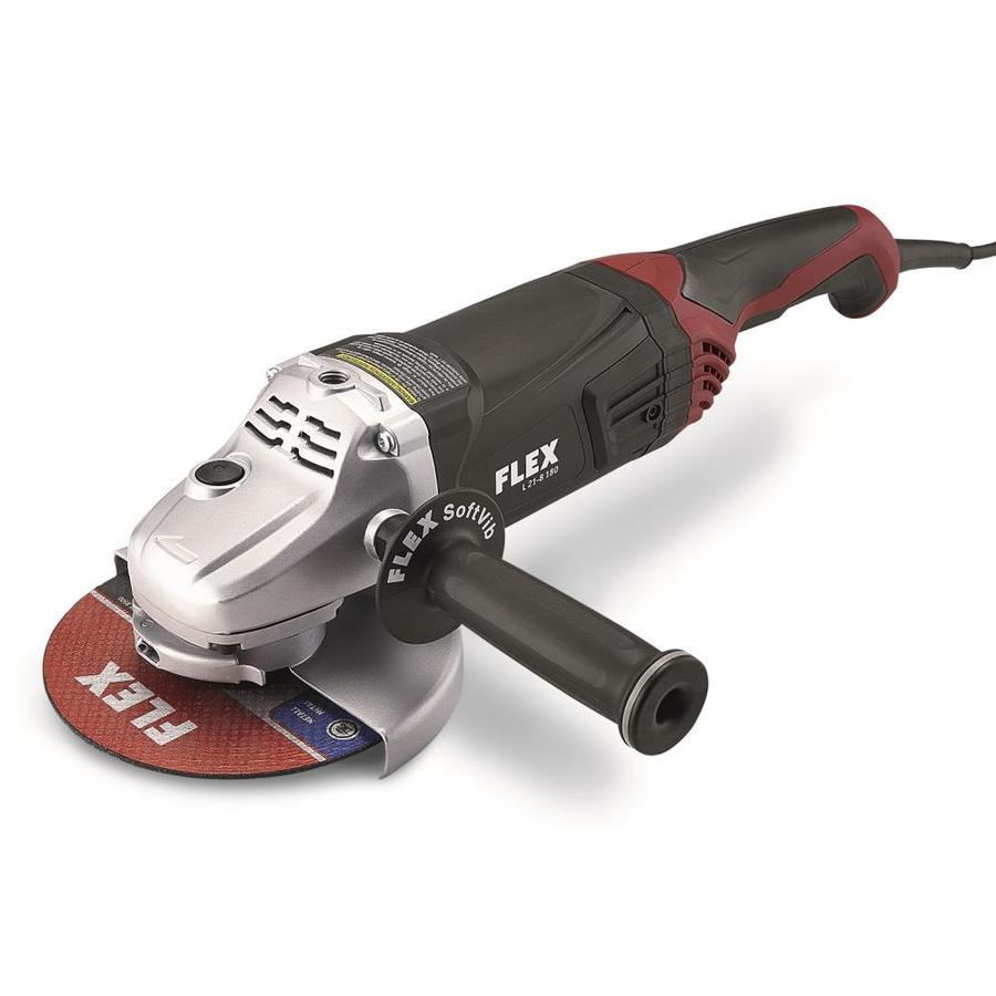 FLEX 7-in 15-Amp Trigger Switch Corded Angle Grinder In The Angle ...