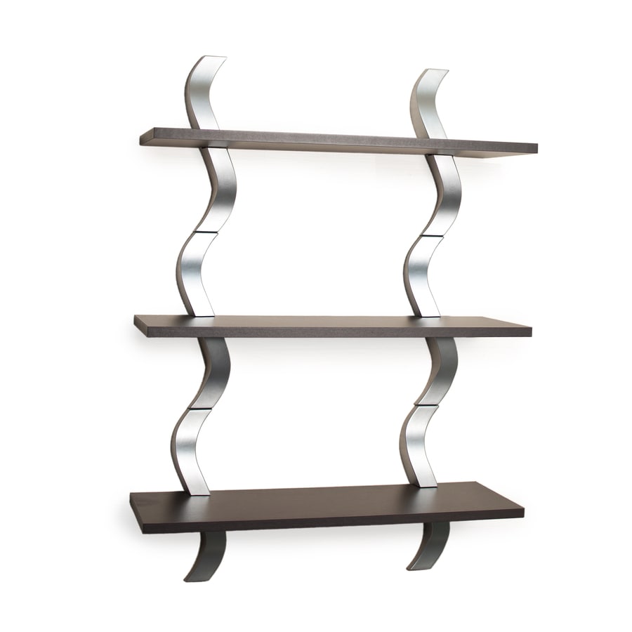 Danya B 40-in H X 9.5-in D Wood Wall Mounted Shelving At Lowes.com