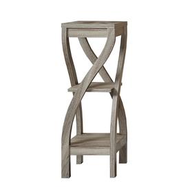 Plant Stands At Lowes Monarch Specialties 32 In Dark Taupe Indoor Square Composite Plant Stand
