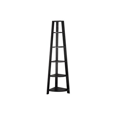 Monarch Specialties Cappuccino 5 Shelf Ladder Bookcase At Lowes Com