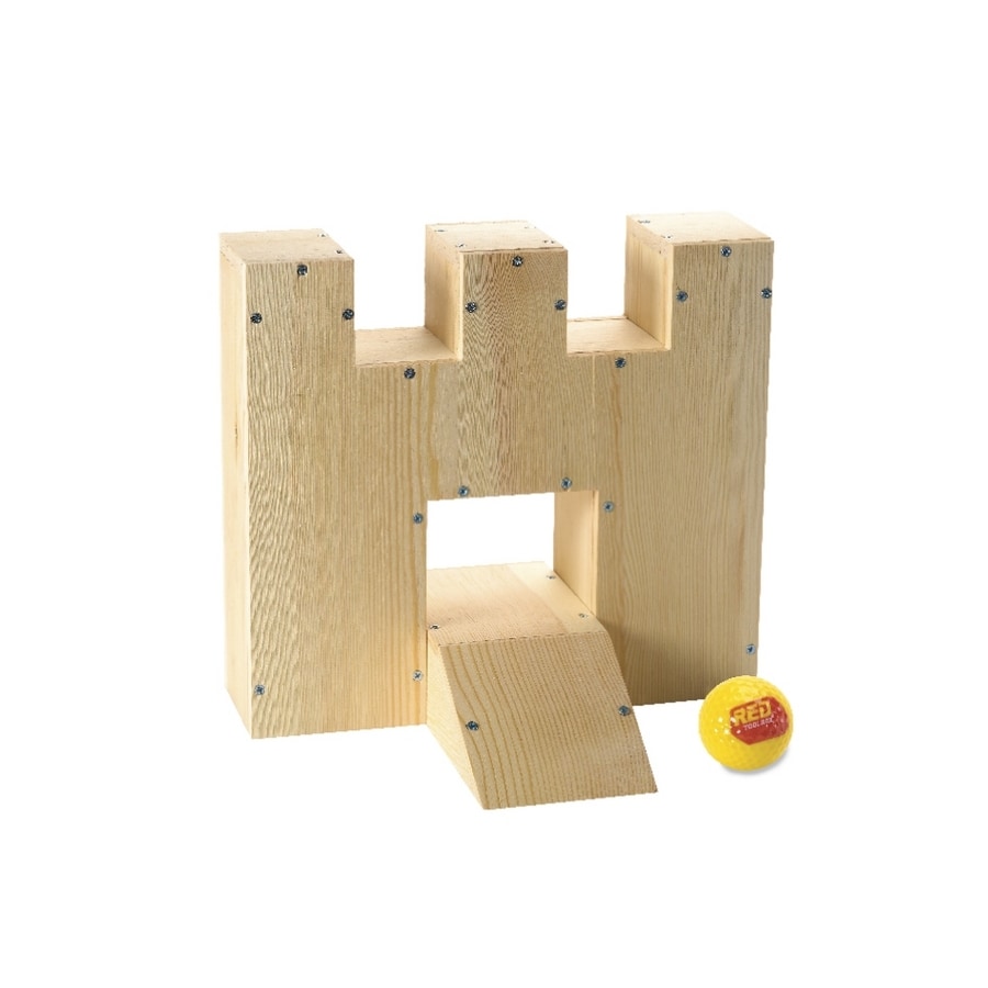 Red Toolbox Mini Golf Castle Woodworking Kit in the Kids Project Kits  department at