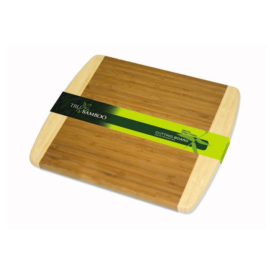 Trubamboo 12 X 18 Two Tone Bamboo Cutting Board At 