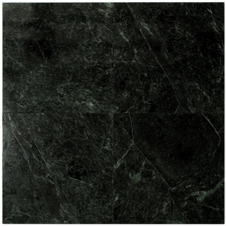 Pacific 12 In X Dark Emerald Marble Floor Tile At Pacific 12 In X Dark Emerald Marble Floor Tile